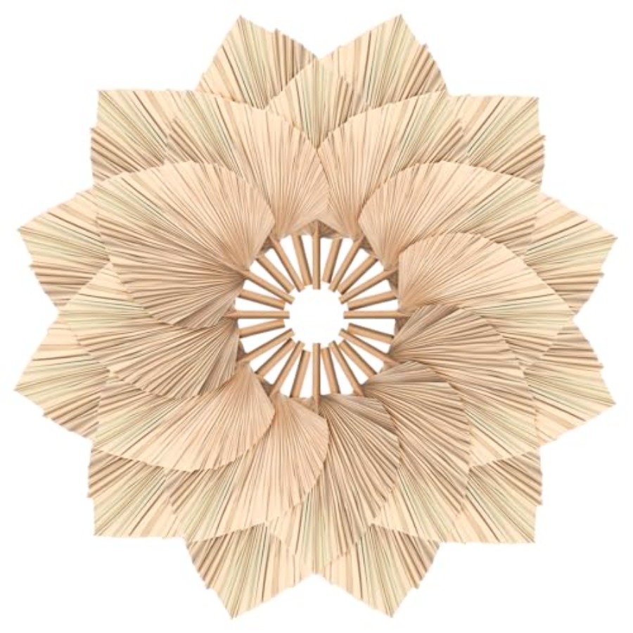 Palm Leaf Dried - 24 Pcs Dried Palm Leaves Artificial