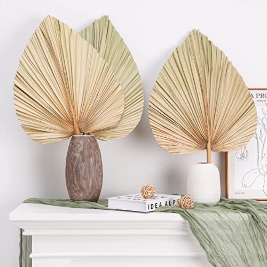 10 Large Bulk Boho Dried Palm  – обзор и цена Palm Leaf Dried