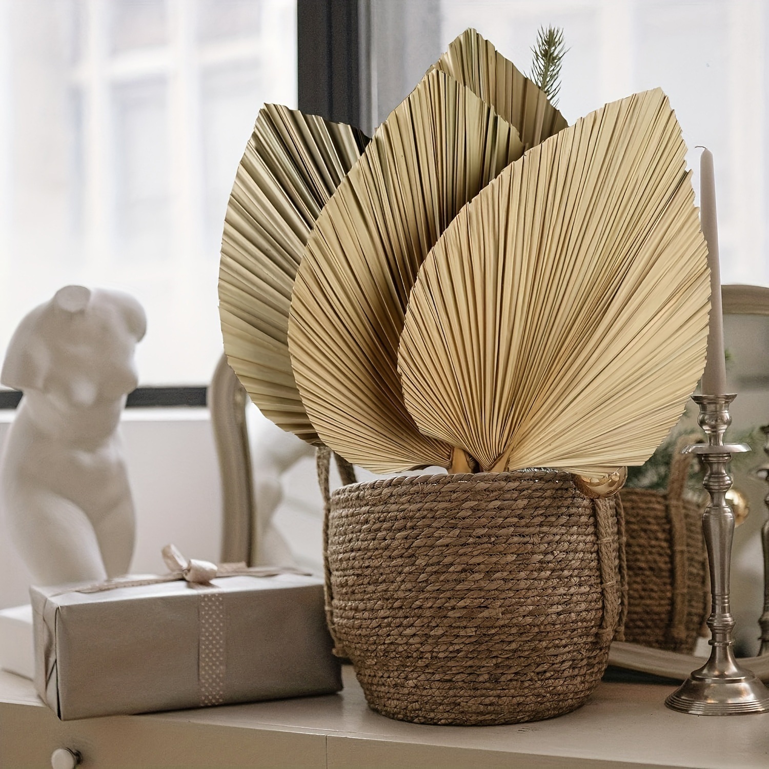 3 PCS Natural Dried Palm Leave – обзор и цена Palm Leaf Dried