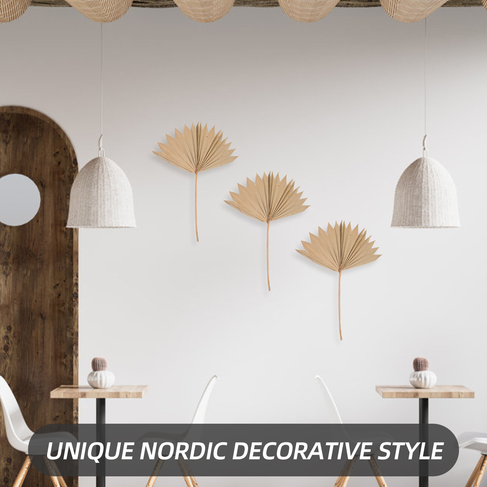 4Pcs Dried Palm Leaf Decor Wal – обзор и цена Palm Leaf Dried