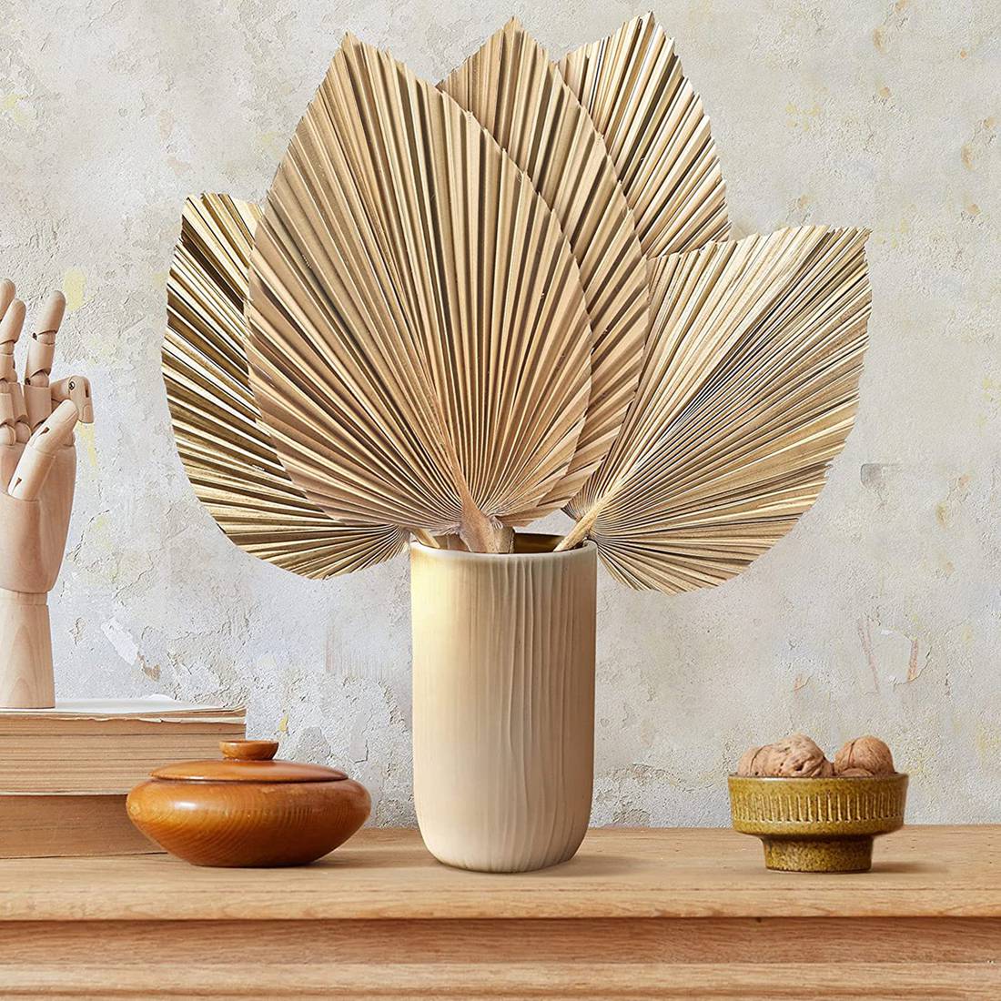5Pcs Natural Dried Palm Leaves – обзор и цена Palm Leaf Dried