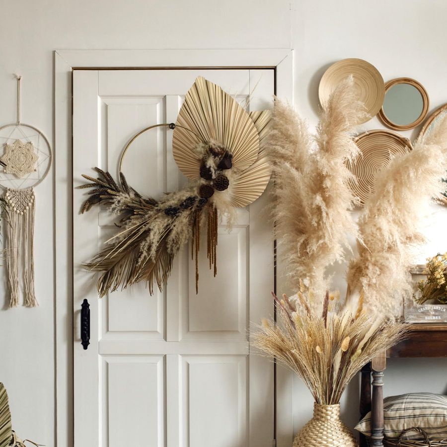 Pcs Boho Dried Pampas Grass De – обзор и цена Palm Leaf Dried